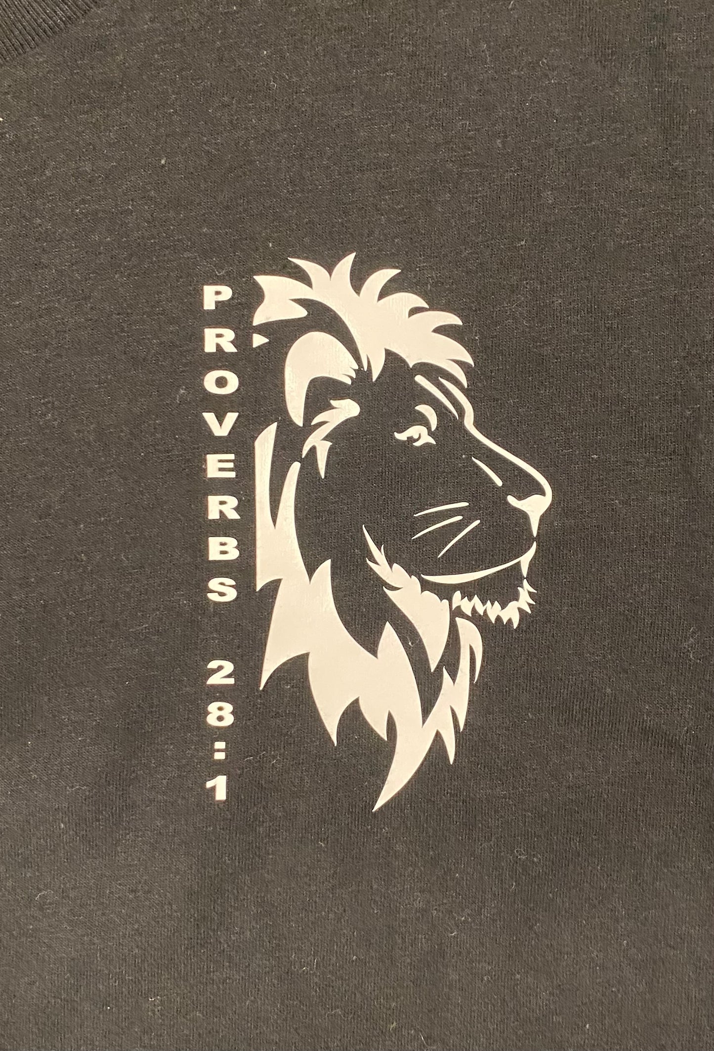 Black T- Proverbs 28:1