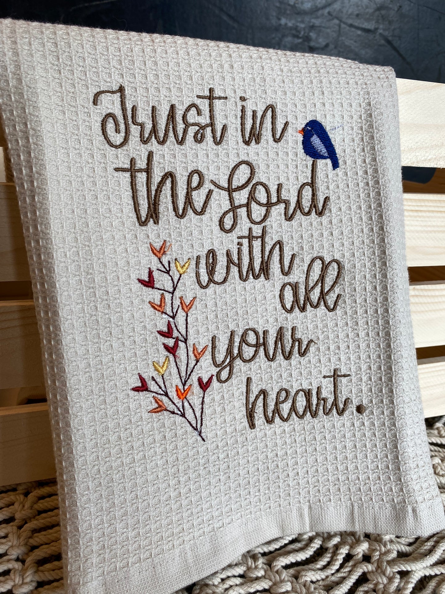 Kitchen Towel beautifully embroidered